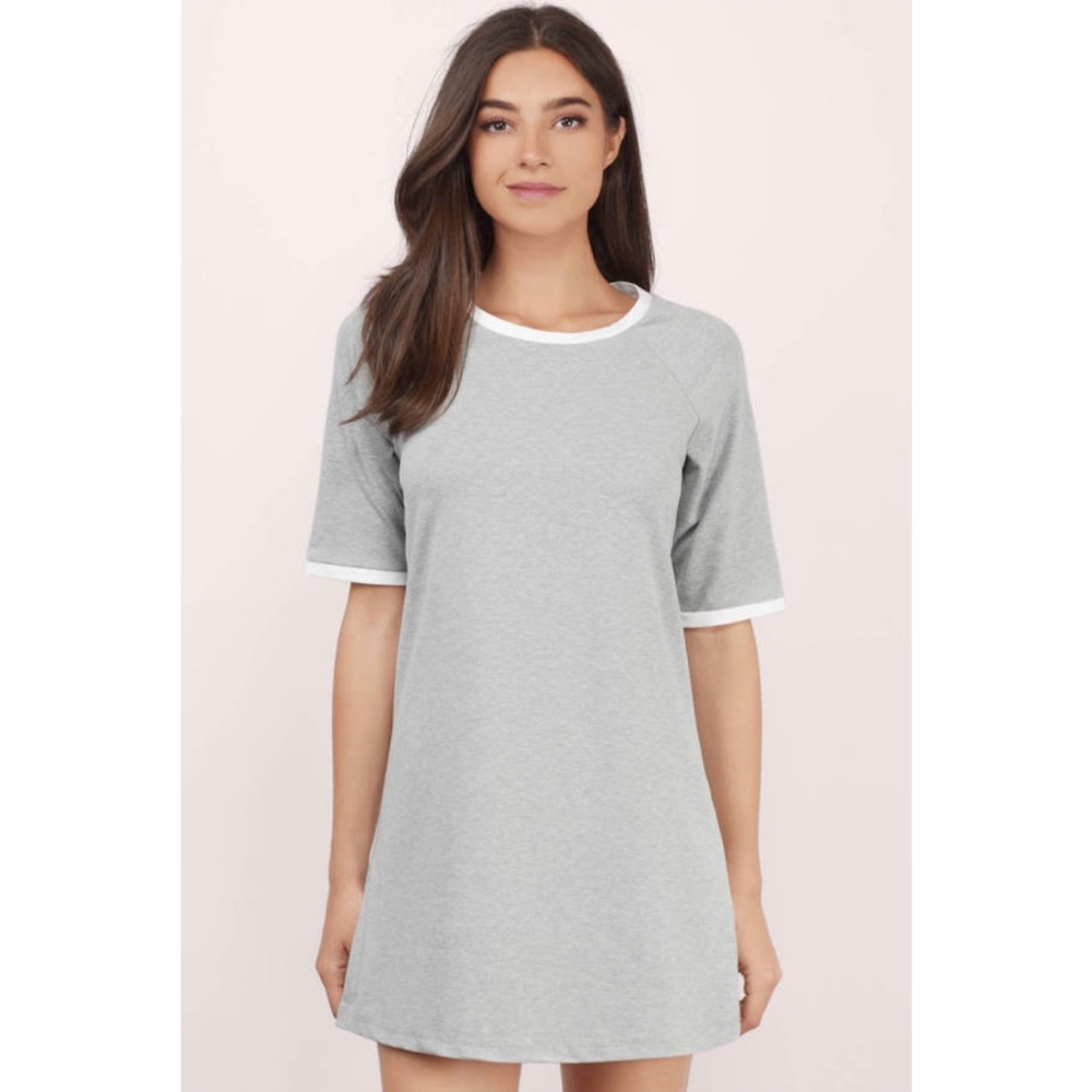 Tobi Grey Size M T-Shirt Dress